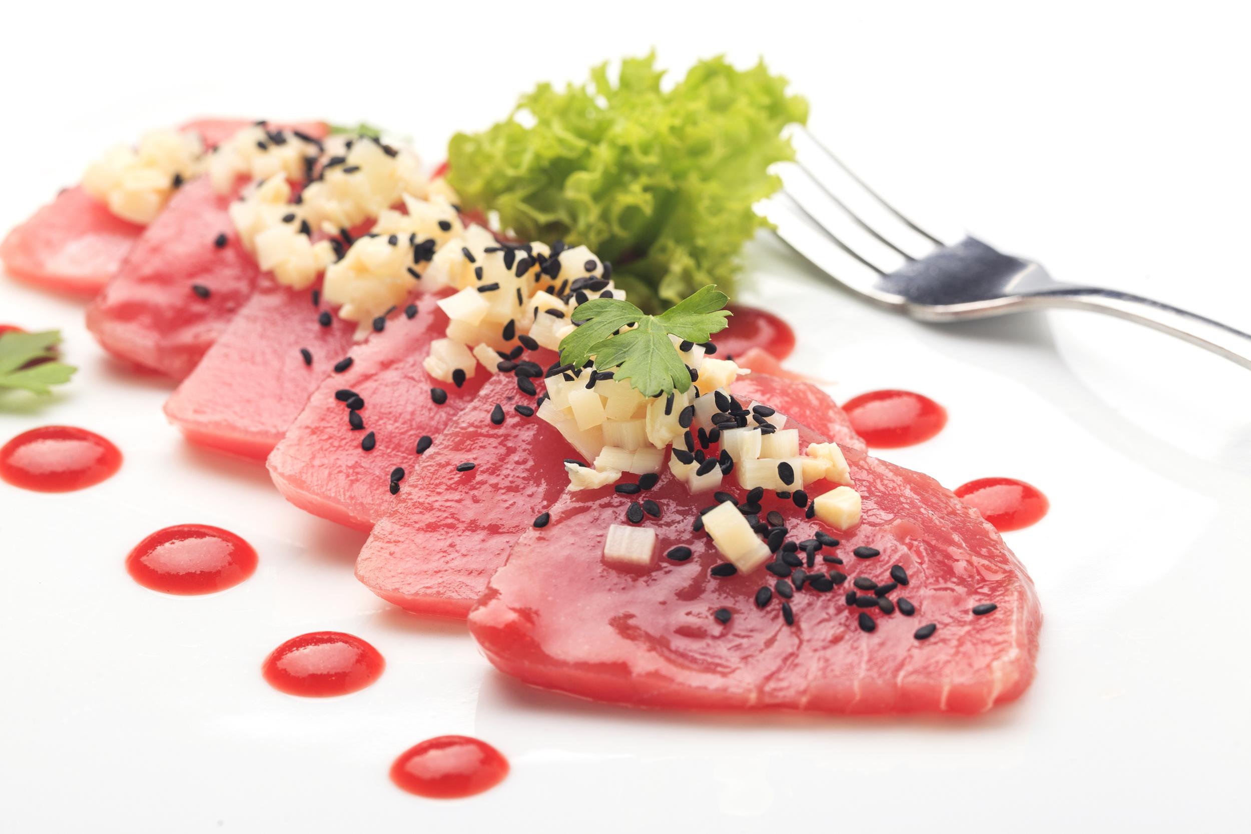 Hotel Regal Pacific Santiago de Chile Exteriér fotografie Tuna sashimi